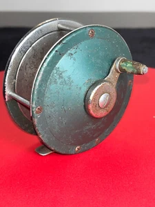 Carrete de pesca con mosca Arnold Bivans Aristocrat de colección color verde hecho en Estados Unidos - Imagen 1 de 6