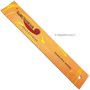 “Ginger Spice" SALE Auroshikha Incense Sticks 100gm (10 Packets) - Picture 1 of 1