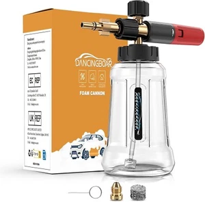 Botella de cañón lanza de espuma para nieve para Bosch 110/120/125 Aquatak Black & Decker AR Bl - Imagen 1 de 7