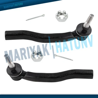 2X Front Outer Tie Rods End For 2004 2005 2006 2007 2008 2009 2010 Toyota Sienna - Image 1 of 4