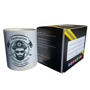 Feuerwehr Tasse Feuerwehrgeschenk Geschenkidee Feuerwehrler 112 Firefighter FFW - Bild 1 von 2