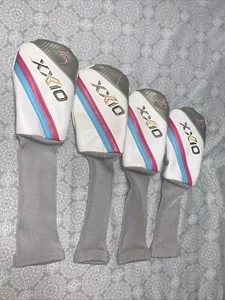 Mazza da golf, ibrida, legno, copricapo XXIO donna classico bianco argento rosa (5,7,H6,H5) - Foto 1 di 10