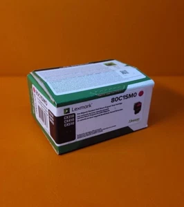 Genuine Lexmark 80C1SM0 Magenta Toner Cartridge *NEW Sealed* - Zdjęcie 1 z 4