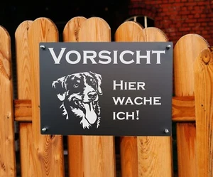 Hundeschild Aluminium-Warnschild Hinweisschild Warnung Vorsicht Achtung Hund - Bild 1 von 11