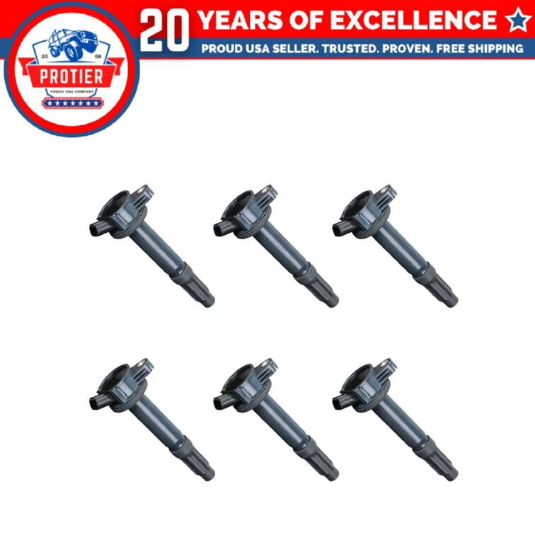 Set of 6 Ignition coil Compatible with Ford Fusion Mercury Milan 3.0L V6 - Image 1 of 1