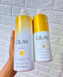 Olay Vitamin C Body Lotion & Wash.  and Body Brightening. 502ml & 591ml(2pack) - Picture 1 of 3