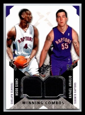 2004-05 SPx Winning Materials Combos #BA Chris Bosh/Rafael Araujo - Image 1 of 2