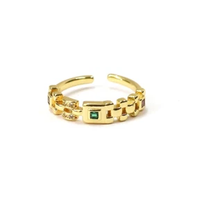 Multi Edelstein Heilung Goldene Kristall Ring für Damen & Man Anti Trüben - Bild 1 von 6