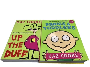 Up the Duff The Real Guide to Pregnancy Kaz Cooke & Kid Wrangling Book Mum life - Picture 1 of 9