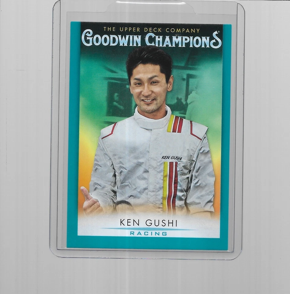 2021 UPPER DECK GOODWIN CHAMPIONS RACING TURQUIOSE KEN GUSHI #36 - Image 1 of 1