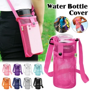 Mesh Cup Pouch Cup Sleeve Sport Trinkflasche Cover Handytasche - Bild 1 von 19