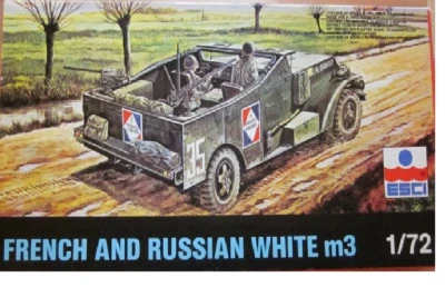 French and Russian White M3 Scout Car / ESCI   | No.8068 | 1:72 NO SCATOLA - Immagine 1 di 4