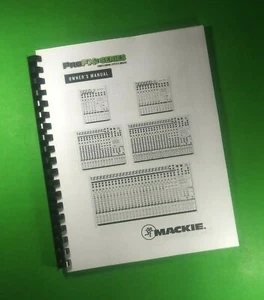 Owners Manual for Mackie ProFXv2 Series 41 Pages W/Clear Covers! - Picture 1 of 1