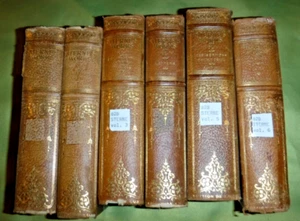 6 COMPLETE WORKS & LIFE OF LAURENCE STERNE 1904 YORICK EDITION DELUXE 953/1000 - Imagen 1 de 11