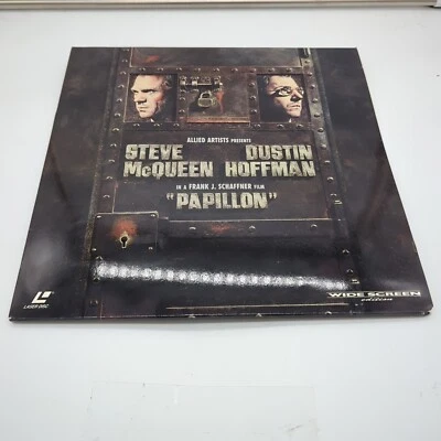 Papillon LASERDISC 916 Late Release Steve McQueen Dustin Hoffman Foto 1 de 3
