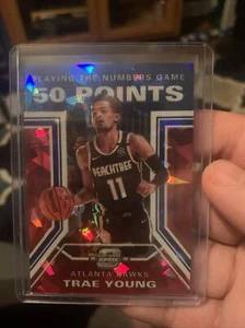 2019-20 Contenders Optic Trae Young Playing By The Numbers Blue Cracked Ice #9 - Bild 1 von 2