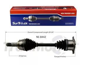 Rear Passenger Right CV Axle Shaft SurTrack NI-8442 for Nissan 300ZX 84-89 Turbo - Foto 1 di 1