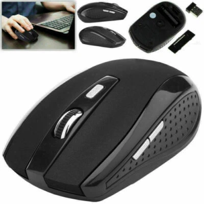 2.4GHz Wireless Optical Mouse Mice & USB Receiver For PC Laptop Computer DPI USA - Image 1 of 4