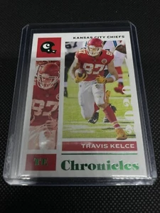 TRAVIS KELCE CHRONICLES GREEN 2020 KANSAS CITY CHIEFS INVESTMENT CARD - MINT! - Picture 1 of 2