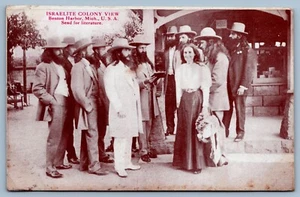 Israelite Colony View Benton Harbor Michigan Advertising Postcard - Picture 1 of 2