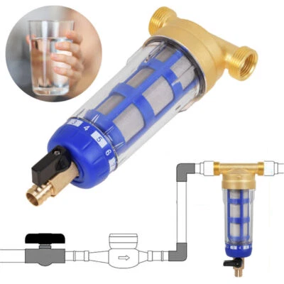 Wasserfilter Rückspülfilter Vorfilter Hauswasserstation Entkalken Wasserreiniger - Bild 1 von 4