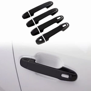 For Subaru Crosstrek 2024-2025 Gloss Black Car Door Handles Cover molding Trim - Bild 1 von 6