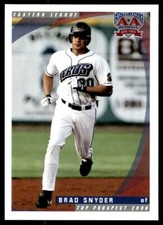 2006 Grandstand Eastern League Bard Snyder Akron Aeros #NNO