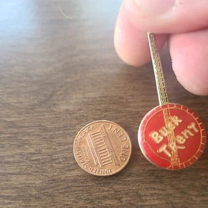 Nice Vintage Buck Trent Red Banjo Metal Pin. Rare - Picture 1 of 2