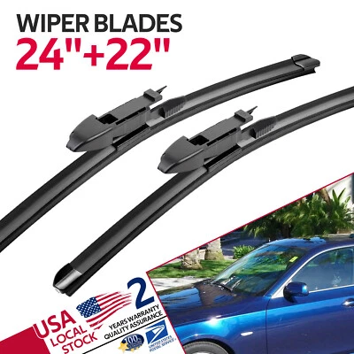 Juego de limpiaparabrisas delantero OEM de 24"+22" para BMW 535i xDrive 2009-2010 Foto 1 de 4