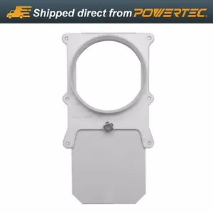 POWERTEC 6 Inch Aluminum Blast Gate for Dust Collector Vacuum Fittings (70227) - Picture 1 of 9