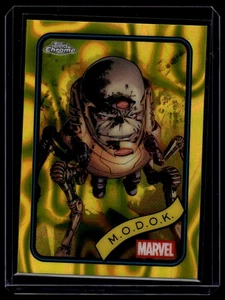 2025 Topps Chrome Marvel #117 M.O.D.O.K. Yellow Lava - Imagen 1 de 2