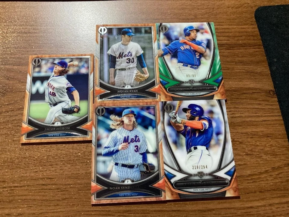 2018 Topps Tribute Mets Set Nolan Ryan deGrom Syndergaard Rosario Dominic Smith - Image 1 of 1
