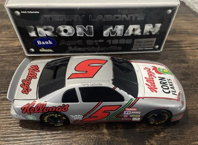 Terry Labonte #5 1996 Kellogg’s Iron Man Martinsville NASCAR 1:24 Bank Foto 1 de 4