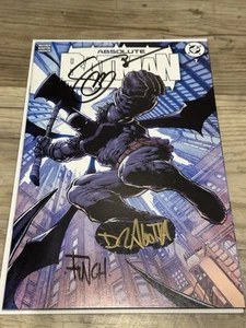 Absolute Batman #7 David Finch Trade Variant 3x SIGNED Snyder Dragotta Finch - Picture 1 of 6