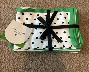 Kate Spade x Target Polka Dot 4Ct Fabric Cloth Dinner Napkins - SOLD OUT! NWT - Picture 1 of 6