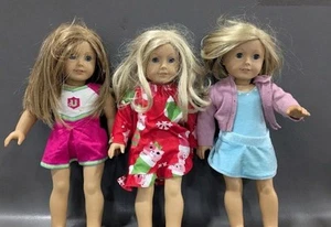 American Girl Doll Lot Of 3 Dolls Including Kit - Picture 1 of 2