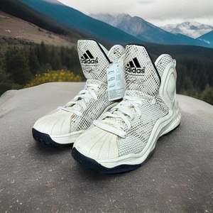Adidas D Rose 5 Boost OG 'Blanco Bronceado' Piel de Serpiente C77249 Hombre Baloncesto Talla 7 - Imagen 1 de 13
