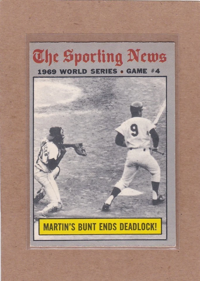 1970 O PEE CHEE BASEBALL #308 WORLD SERIES GAME 4 EX/EX+ *A41528 - Image 1 of 1