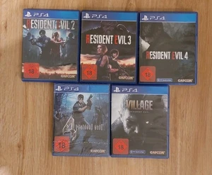 5 x Resident Evil 2 3 4 Village Spielepaket Sammlung Bundle Playstation PS4 - Bild 1 von 6