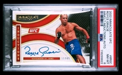 2022 Immaculate UFC Royce Gracie Hall Of Fame Inductions Auto /49 - Image 1 of 2