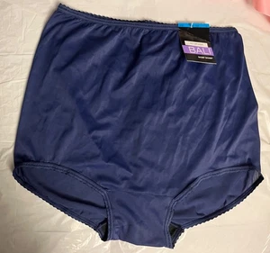 Neu mit Etikett Bali 2633 V633 Skimp Skamp Damen-Slip Unterwäsche Höschen 9/2XL dunkelblau - Bild 1 von 2