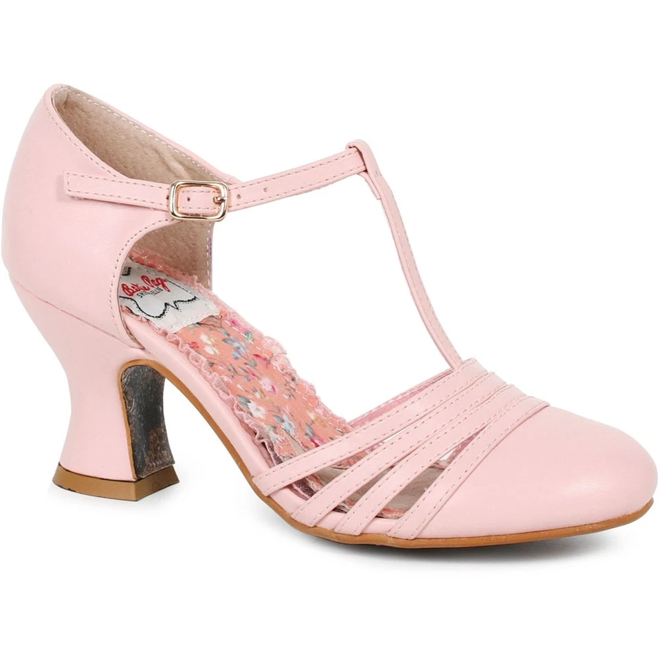 Ellie 2.5" T Correa Tacón Adulto Mujer Zapatos Tacones Bp254/Lucy Foto 1 de 1