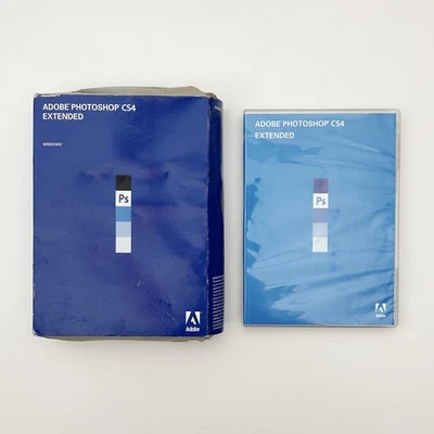 Adobe PHOTOSHOP CS4 Extended Windows Full Retail with Serial Number - BOXED - Image 1 of 4