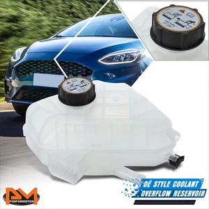 For 11-19 Ford Fiesta OE Style Coolant Overflow Reservoir Tank Expansion w/Cap - Picture 1 of 6