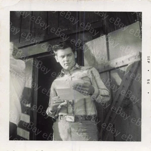 Glenn Douglas Tubb Ernest's Nephew Dunbar Cave VINTAGE Candid 3.5x3.5 Photo 1956 - Picture 1 of 1