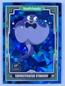 Blue Cracked Ice Sophisticated Stingray VeeFriends Topps Chrome Sapphire 2025 - Picture 1 of 2