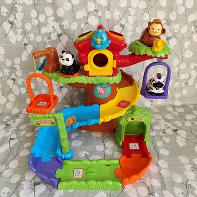 VTech Toot Toot Animales Casa del Árbol Juego con 3 Animales - Imagen 1 de 4