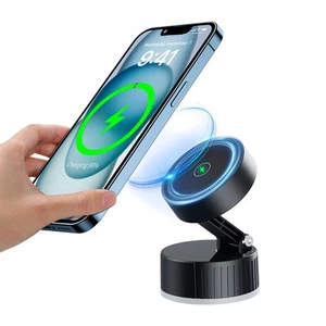 Support Téléphone Magnétique pour Voitures avec Design Compact et Navigation - Photo 1 sur 9