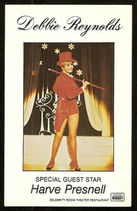 DEBBIE REYNOLDS 1977 Harve Presnell pepita casino Reno NV PUBLICIDAD POSTAL - Imagen 1 de 2