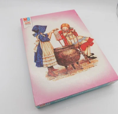 NEW Vintage 1975  Holly Hobbie Sealed 500 Piece Puzzle- candle making 20" X 14" - Image 1 of 4